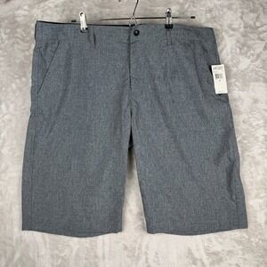 Fox Racing Mens Hybrid Walk Shorts Heather Grey Quick Dry Boardshorts Size 34